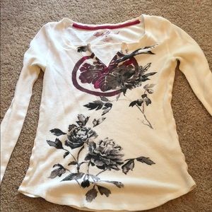 Lucky Brand White Long Sleeve